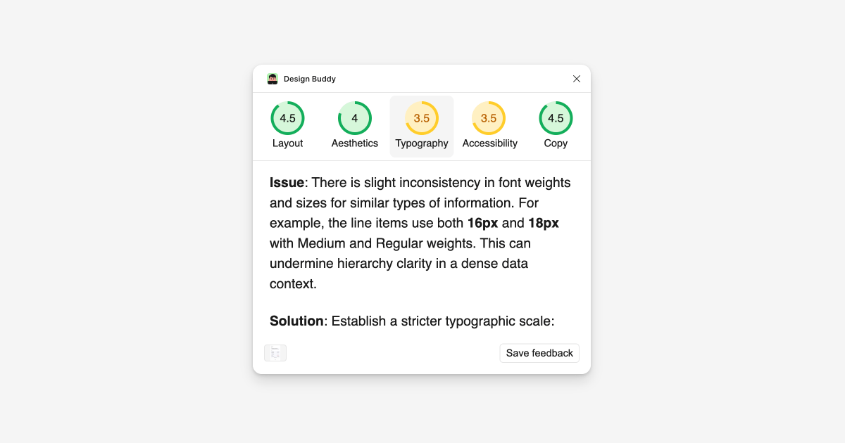 Design Snapshot