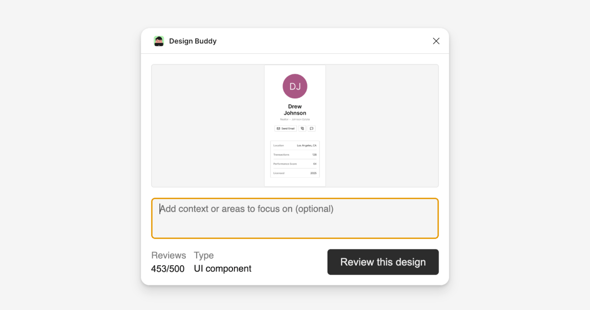 Custom prompts for personalized reviews